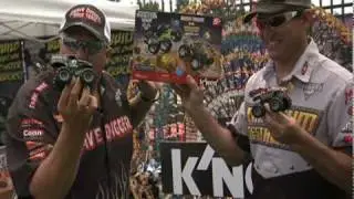 Tom Meents and Dennis Anderson Debut the Grave Digger vs. Maximum Destruction K'NEX Building Sets