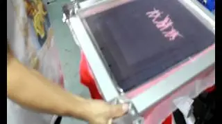 Marco bastidor autotensable desmontable de aluminio para serigrafía screen printing 1