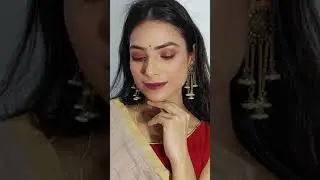I tried viral block base makeup challenge|| newly wed makeup #short #shortvideo #viralvideo