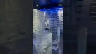 Ice bar in Sweden! #music # ice sculpture