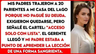 De repente, 20 maletas en mi casa del lago. Mis padres llegaron con 20 parientes y...