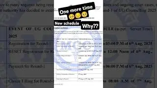 MCC All india neet ug new counselling schedule out #medico #aiims #mcc #allindia #delay #counselling