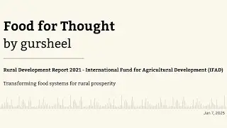 Rural Development Report 2021 - International Fund for Agricultural Development (IFAD)