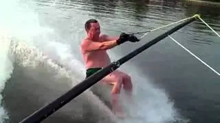 barefoot on lake Conroe 7/24/11