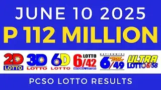 Lotto Result Today 9pm June 10 2025 PCSO