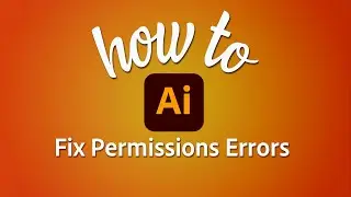 How to fix preferences folder read-only & ID: -5000 errors for Adobe Illustrator