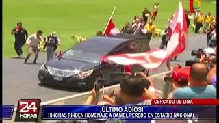 Daniel Peredo: hinchas se despidieron del periodista deportivo en el Estadio Nacional