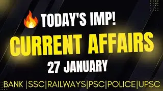 27 January 2026 Current Affairs| Daily Current affairs|Important GK for Today|Next Dose 2878|Adda