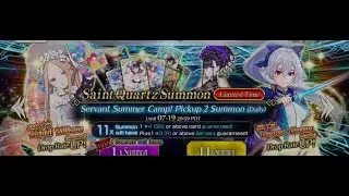 [FGO] Summer Abby and Summer Murasaki Roll : Single Summon until they appear