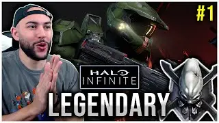 How Hard Is Halo Infinite's LEGENDARY Difficulty? Campaign Playthrough Part 1