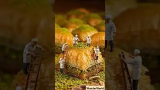 Tiny people making pastry | Tiny People | Small waiters #ai #tinyworkers #pastry