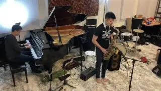 The Girl From Ipanema - Victor Lin (piano) & Tim Lin (saxophone) 11/21/23