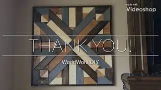 DIY Large Wood Wall Decor (With Drawings) by WoodWork DIY for under $40 (Idiot-Proof)