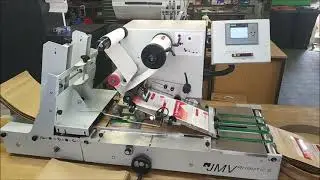 Automatisch Etiketteren van grote Papieren Zakken met grote Etiketten - LAB510