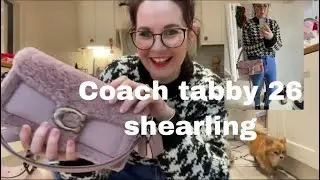 Coach shearling tabby 26 unboxing with mod shots