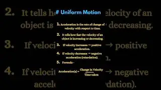 Acceleration | Class 9 Science | Chapter &ndash; Motion | What is Acceleration?#class9science