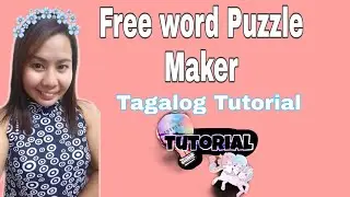 How to use Free Word Puzzle Maker Tagalog tutorial #Teacher Yumi