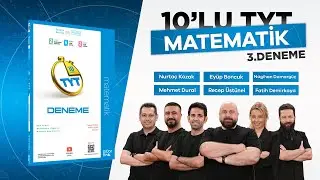 ÜÇDÖRTBEŞ YAYINCILIK 10'LU TYT MATEMATİK DENEMESİ 2026 - 3.DENEME