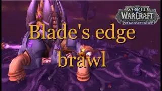 The Outland Cup Circuit Blade's edge brawl WOW Quest - Dragonflight