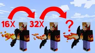 The Best Minecraft FireSword! 16x16, 32x32, 64x64 Which Resolution Would YOU Play?