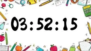 4 Hour Study Timer ⏳ Deep Focus Session for Students & Exams (Half-Day Work)