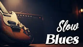🎸 Positive Blues - Dark and Elegant Blues Music | Dive into Bourbon Night | Slow Blues Room