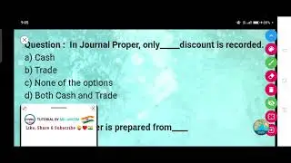 In Journal Proper, only ____ discount is recorded.