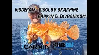 Moderan ribolov škarpine Garmin elektronikom i Savage gear SALT opremom