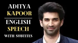 ADITYA ROY KAPUR: Exploring Genres in Films | English Speech | English Speech with Subtitle #speech