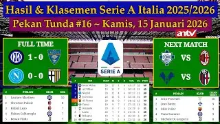 Hasil Liga Italia Tadi Malam - Inter Milan vs Lecce - Serie A Italia 2025/2026 Pekan Tunda 16