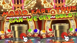 MARIO KART TOUR SPECIAL GOLD PIPE OPENING! GOLD DRY BONES!!!
