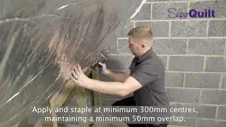 How to install YBS SuperQuilt multi-foil insulation in a roof application