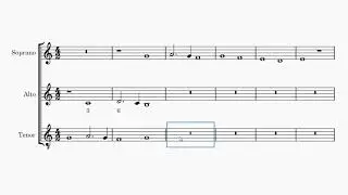 3-voiced writing in the style of Palestrina! (Watch me compose)
