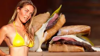 Making the Best Cuban Sandwiches/ Authentic Mojo Pork Recipe- Bikini Buccaneer