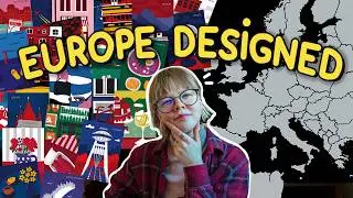 I Designed Posters for European Countries
