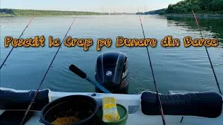 PESCUIT la CRAP pe DUNĂRE din BARCĂ - partidă scurtă
