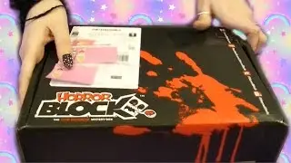 Unboxing my first Horror Block | August