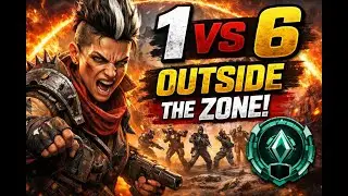 INSANE 1v6 CLUTCH OUTSIDE THE ZONE 😱 | Mad Maggie GOES CRAZY in PLAT RANKED