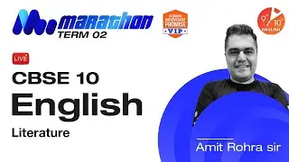 🏃Term 2 Marathon - CBSE Class 10 English | Board Exam 2022 | Amit Sir | Vedantu 9 & 10 English