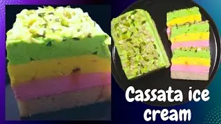 Cassata ice cream recipe | How to make cassata icecream | Easy cassata icecream recipe
