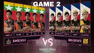 BURMESE GHOULS VS BREN ESPORTS (GAME 2) .(ENGLISH)GRANDFINAL MLBB WORLD CHAMPIONSHIP (2020)SIGAPORE.
