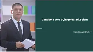 Gandbol sport o'yin qoidalari 2 qism