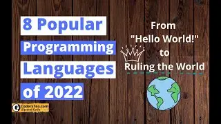 Most Popular Programming Language 2022 | 8 Popular Programming Languages + Bonus