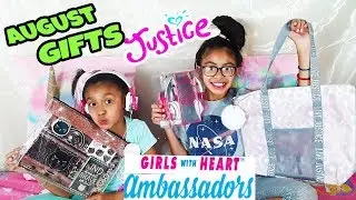 Justice Back To School 2019 GIRLS WITH HEART AMBASSADORS +Justice August Gifts+Justice Haul 2019