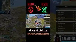 Redhawks vs Extreme Ex | EXE vs RHK 4 vs 4 battle | Free Fire Tournament | Blade On Top | Kuttush FF