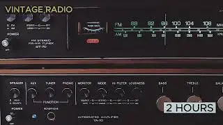 Vintage Radio Tuning &ndash; 2 Hour Loop │ Analog Static & Clicks for Focus & Sleep