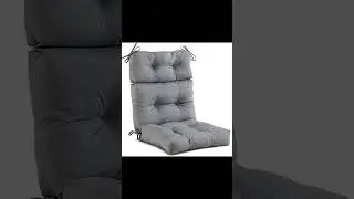 YOOZEKU Adirondack Chair Cushion: Waterproof, High Back, Red