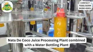 Nata De Coco Juice Plant + Water Bottling Plant, Juice Filling Machine | Most Trending Business 2026