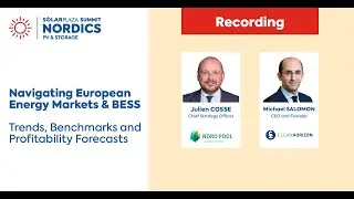 Solarplaza Webinar | Navigating European energy markets & BESS