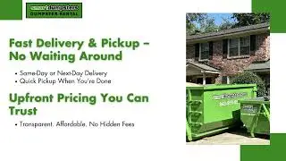 Dumpster Rental in Hanahan, SC | Fast, Affordable & Reliable Waste Solutions